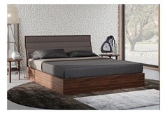Кровать c подъемным механизмом ronda (mod interiors) серый 191x104x227 см.