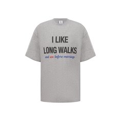 Хлопковая футболка VETEMENTS