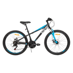 Велосипед Stern Attack 24 Sport alt (2020) горный (подростк.) кол.:24" синий/черный 14.4кг (S21ESTBB