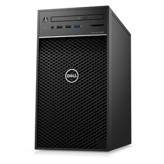 Рабочая станция DELL Precision 3640, Intel Core i9 10900, DDR4 16ГБ, 512ГБ(SSD), Intel UHD Graphics 630, DVD-RW, CR, Windows 10 Professional, черный [3640-7137]