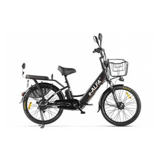 Электробайк GREEN CITY e-Alfa new, 10400mAh, черный [022301-2151]