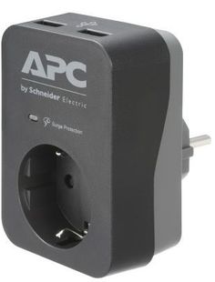 Сетевой фильтр APC PME1WU2B-RS (черный) A.P.C.