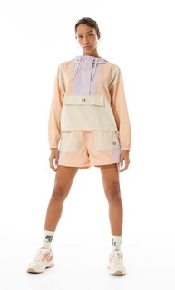 Stradivarius Высокотехнологичное Худи С Карманом Спереди Сиреневый L