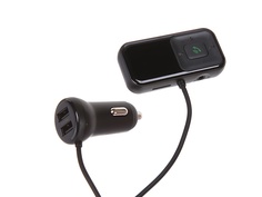 FM-Трансмиттер Baseus T Typed S-16 Wireless MP3 Car Charger Black CCTM-E01