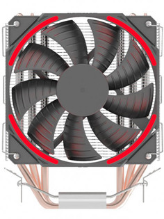 Кулер Aardwolf Serenity 360 Red AS_360_120R (Intel S775/115X/1200/1700 AMD AM2/AM3/AM4)