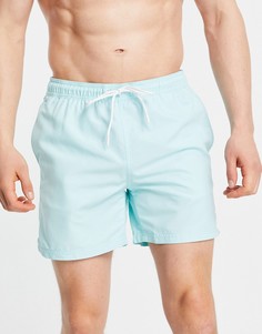 Бирюзовые шорты для плавания Tom Tailor-Голубой