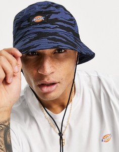 Темно-синяя панама со звериным принтом Dickies Quamba-Темно-синий