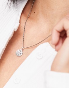 Ожерелье с подвеской Swarovski Krystal-Серебристый