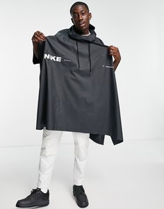 Черное пончо Nike City Made Pack-Черный цвет