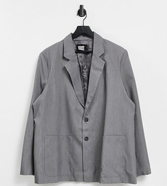 Серый блейзер в винтажном стиле унисекс Reclaimed Vintage Inspired