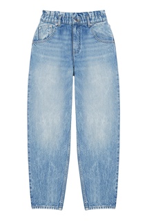 Голубые укороченные джинсы Maje