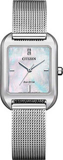 Японские наручные женские часы Citizen EM0491-81D. Коллекция Eco-Drive