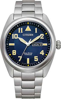 Японские наручные мужские часы Citizen BM8560-88LE. Коллекция Super Titanium