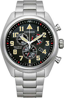 Японские наручные мужские часы Citizen AT2480-81E. Коллекция Eco-Drive