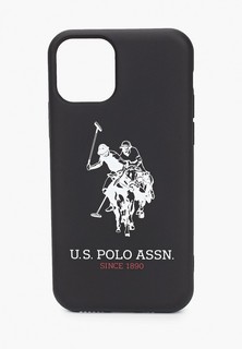 Чехол для iPhone U.S. Polo Assn. 11 Pro, Liquid silicone Big horse Black