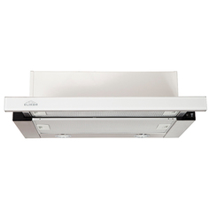 Вытяжка встраиваемая в шкаф 50 см Elikor Интегра GLASS 50 Inox/White Glass Интегра GLASS 50 Inox/White Glass