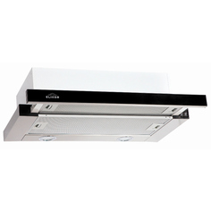 Вытяжка встраиваемая в шкаф 60 см Elikor Интегра GLASS 60 Inox/Dark Glass Интегра GLASS 60 Inox/Dark Glass