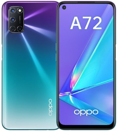 Смартфон OPPO A72 4+128GB Aurora Purple (CPH2067)