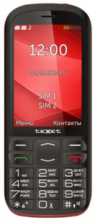 Мобильный телефон teXet TM-B409 Black/Red