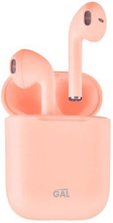 Беспроводные наушники с микрофоном Gal TW-3500 True Wireless Pink