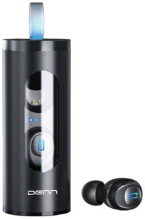 Беспроводные наушники с микрофоном Denn TWS One Black