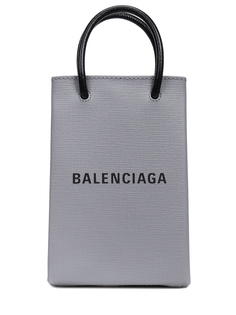 Сумка-мини кожаная Shopping Balenciaga