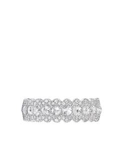 David Morris кольцо Skinny Rose Cut Diamond из белого золота с бриллиантами