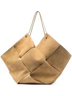 Bottega Veneta Pre-Owned сумка-тоут с плетеным эффектом