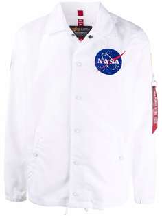 Alpha Industries куртка с нашивками NASA