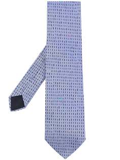 Hermès жаккардовый галстук pre-owned с узором Hermes