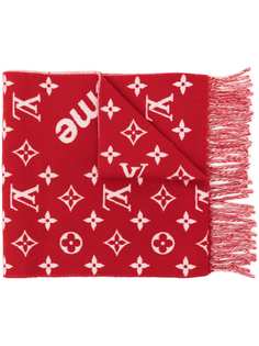 Louis Vuitton шарф 2017-го года с монограммой из коллаборации с Supreme