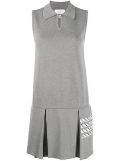 Thom Browne платье поло с полосками 4-Bar