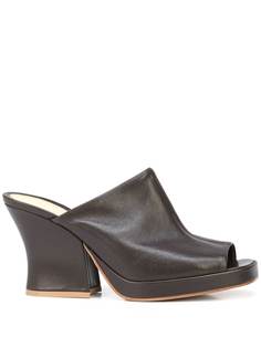 Bottega Veneta мюли на блочном каблуке
