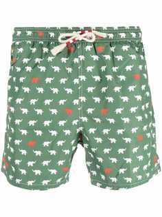 MC2 Saint Barth плавки-шорты с графичным принтом