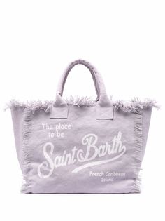 Mc2 Saint Barth сумка-тоут с бахромой и логотипом