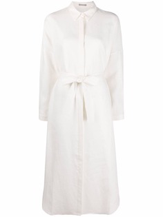 12 STOREEZ платье-рубашка с поясом