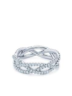 KWIAT кольцо Twist из белого золота с бриллиантами
