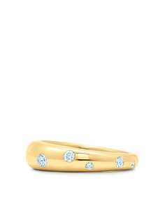 KWIAT кольцо Cobblestone из желтого золота с бриллиантами
