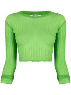 Paloma Wool укороченный топ в рубчик