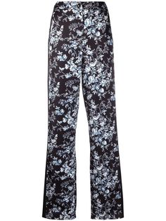 Boutique Moschino брюки прямого кроя с цветочным принтом