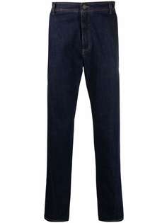 Neil Barrett прямые джинсы с нашивкой-логотипом