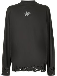 We11done толстовка с потертым подолом