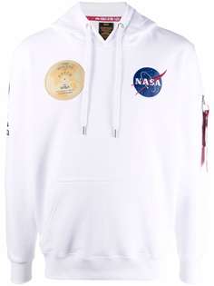 Alpha Industries худи с нашивкой NASA