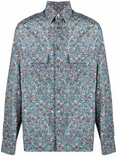PAUL SMITH рубашка с цветочным принтом