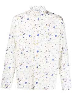 PAUL SMITH рубашка с цветочным принтом
