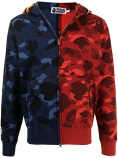 A BATHING APE® худи с камуфляжным принтом в двух тонах Bape