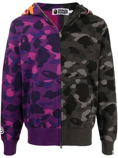 A BATHING APE® худи с камуфляжным принтом в двух тонах Bape