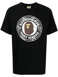 A BATHING APE® футболка с логотипом Bape