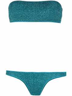 BIKINI LOVERS бикини с лифом-бандо и эффектом металлик