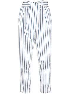 Manuel Ritz полосатые брюки с бантом